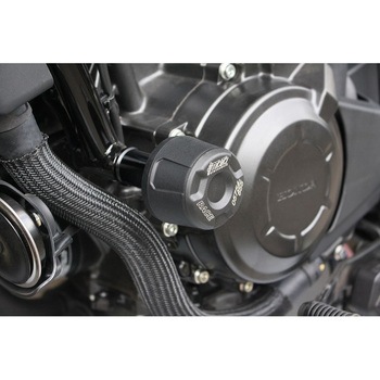 クラッシュパッドセット アダプター アルミ ブラックアノダイズド Honda CMX 500 Rebel (2017 -) GSG Mototechnik (GSGモトテクニック)