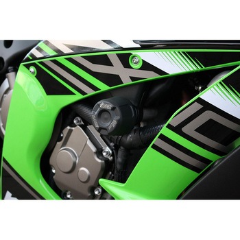 クラッシュパッドセット アタッチメント ブラックアノダイズド Kawasaki ZX-10R (2016 -) GSG Mototechnik (GSGモトテクニック)