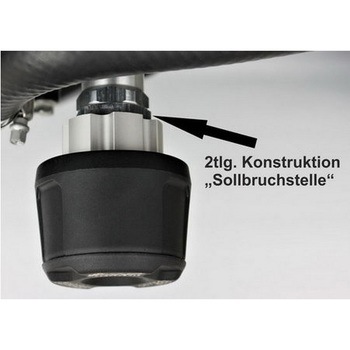 クラッシュパッドセット アダプター アルミ ブラックアノダイズド Honda CB 300 R (2018 -) GSG Mototechnik (GSGモトテクニック)