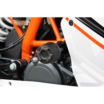 4060275-KM8-DS-SH-BLACK クラッシュパッドセット KTM RC 390 (2015-2021) GSG Mototechnik  ブラック色 4060275-KM8-DS-SH-BLACK - 【通販モノタロウ】