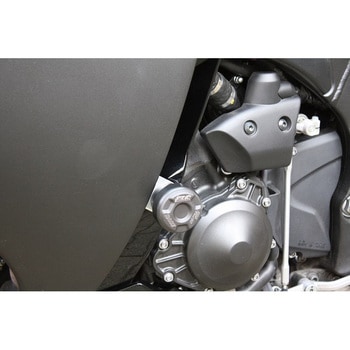 クラッシュパッドセット マウンティングプレート ブラックアノダイズド Yamaha YZF 1000 R1 (2009-2014) GSG Mototechnik (GSGモトテクニック)