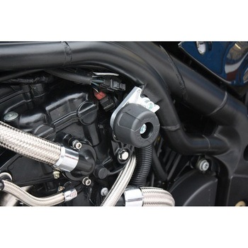 クラッシュパッドセット ホールディングプレート アルミ Triumph Speed Triple T 509 / 955i (2002-2004) キャリアプレートマウント GSG Mototechnik (GSGモトテクニック)