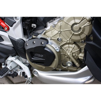 エンジンプロテクション クラッシュパッドセット プレート / AL sockets 右側 アルミ Ducati ムルティストラーダ V4 (2021 -) GSG Mototechnik (GSGモトテクニック)
