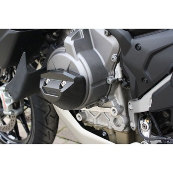 エンジンプロテクション クラッシュパッドセット プレート / AL sockets 右側 アルミ Ducati ムルティストラーダ V4 (2021 -) GSG Mototechnik (GSGモトテクニック)