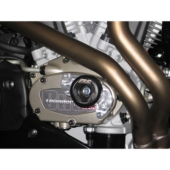 クラッシュパッドセット ホールディングプレート アルミ Buell XB モデル (2008 -) GSG Mototechnik (GSGモトテクニック)