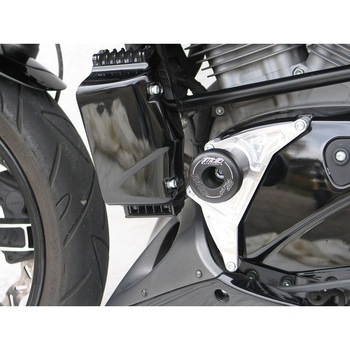 クラッシュパッドセット マウンティングプレート ブラックアノダイズド Buell XB モデル (2008 -) GSG Mototechnik (GSGモトテクニック)