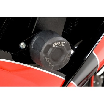 クラッシュパッドセット マウンティングプレート ブラックアノダイズド Suzuki GSX-R 600 / GSX-R 750 (2008-2010) GSG Mototechnik (GSGモトテクニック)