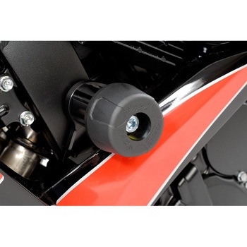 クラッシュパッドセット マウンティングプレート ブラックアノダイズド Suzuki GSX-R 600 / GSX-R 750 (2008-2010) GSG Mototechnik (GSGモトテクニック)