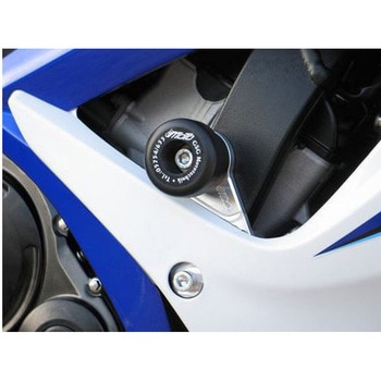 クラッシュパッドセット マウンティングプレート ブラックアノダイズド Suzuki GSX-R 600 / GSX-R 750 (2006-2007) - GSG Mototechnik (GSGモトテクニック)