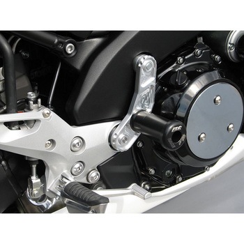 エンジンガード マウンティングプレート ブラックアノダイズド Suzuki GSX 1300 R B-King (2007 -) GSG Mototechnik (GSGモトテクニック)