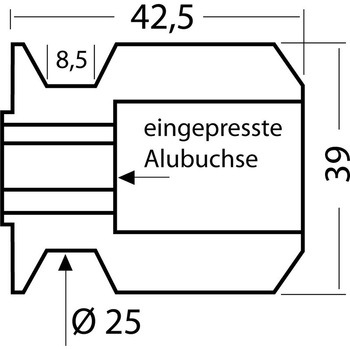 ボビン / スイングアームプロテクション Yamaha YZF 1000 R1 (2002-2003) GSG Mototechnik (GSGモトテクニック)