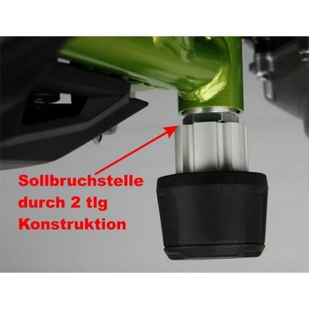 リプレイスメントパッド 右側 (クラッシュパッドセット適合品番: 4060250-K64) - GSG Mototechnik (GSGモトテクニック)