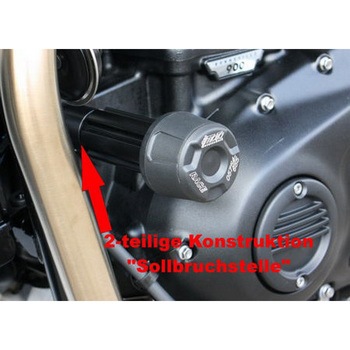 リプレイスメントパッド 左側 (クラッシュパッドセット適合品番: 4060280-T30-DS-SH) GSG Mototechnik (GSGモトテクニック)