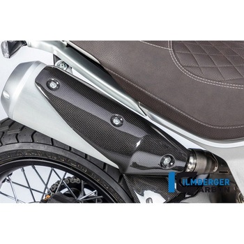 カーボンパーツ エキゾーストプロテクション 右 グロス Ducati Scrambler 1100 from 2017 ILMBERGER (イルムバーガーカーボンパーツ)