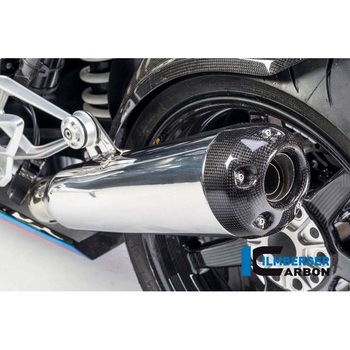 カーボンパーツ サイレンサープロテクター(リア)BMW R nine T Racer &apos；17 ILMBERGER (イルムバーガーカーボンパーツ)