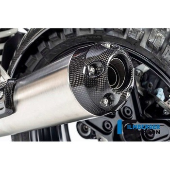 カーボンパーツ サイレンサープロテクター(リア)BMW R nine T Racer &apos；17 ILMBERGER (イルムバーガーカーボンパーツ)