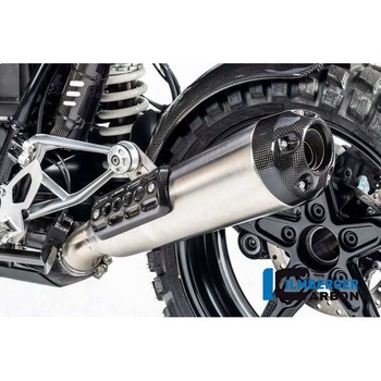 カーボンパーツ サイレンサープロテクター(リア)BMW R nine T Racer &apos；17 ILMBERGER (イルムバーガーカーボンパーツ)
