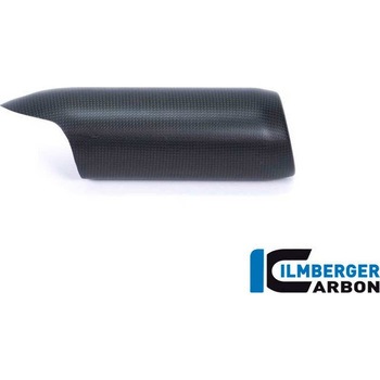 カーボンパーツ ロワーエキゾーストエンドキャップ マットカーボン - Ducati Supersport 939 ILMBERGER (イルムバーガーカーボンパーツ)