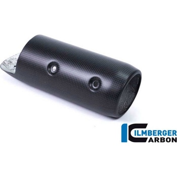 カーボンパーツ ロワーエキゾーストエンドキャップ マットカーボン - Ducati Supersport 939 ILMBERGER (イルムバーガーカーボンパーツ)