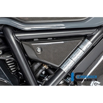 カーボンパーツ フレームアンダーカバー 右 グロス Ducati Scrambler 1100 from 2017 ILMBERGER (イルムバーガーカーボンパーツ)