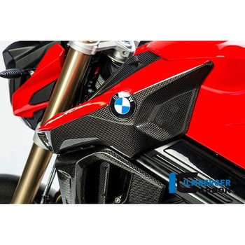 カーボンパーツ エアチューブカバー 左側 - BMW F 800 R (2015-) - ILMBERGER (イルムバーガーカーボンパーツ)