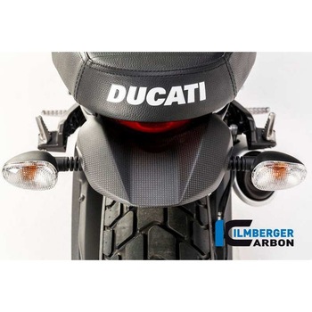 カーボンパーツ ホルダーターンシグナルリア マット Ducati Scrambler &apos；16 ILMBERGER (イルムバーガーカーボンパーツ)