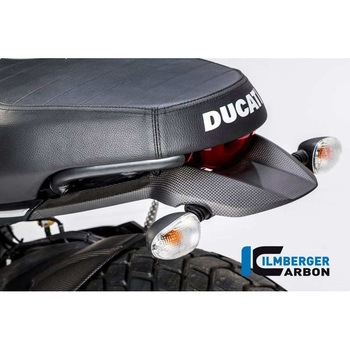 カーボンパーツ ホルダーターンシグナルリア マット Ducati Scrambler &apos；16 ILMBERGER (イルムバーガーカーボンパーツ)