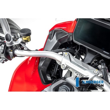 Ilmberger / イルムバーガー コクピットカバー マット 左 Multistrada V4 ILMBERGER (イルムバーガーカーボンパーツ)