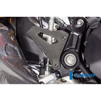 カーボンパーツ ヒールガード 右 グロス Ducati Monster 1200R ILMBERGER (イルムバーガーカーボンパーツ)