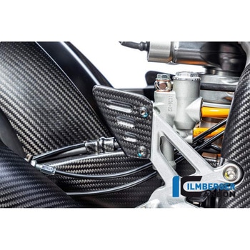 Ilmberger / イルムバーガー ヒールガード マット 右 Tuono/RSV4 (2021-) ILMBERGER (イルムバーガーカーボンパーツ)