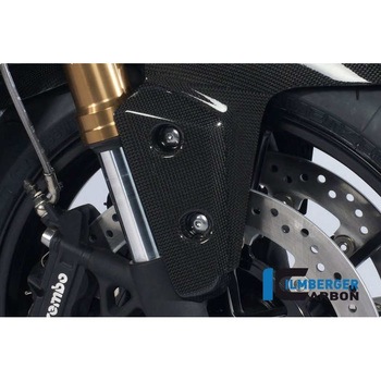 カーボンパーツ ウィンドフラップ フロントマッドガード (右) カーボン - Triumph Speed Triple (2011-now) ILMBERGER (イルムバーガーカーボンパーツ)