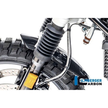 カーボンパーツ フロントマッドガード リアパート カーボン - BMW R nineT Urban GS - ILMBERGER (イルムバーガーカーボンパーツ)