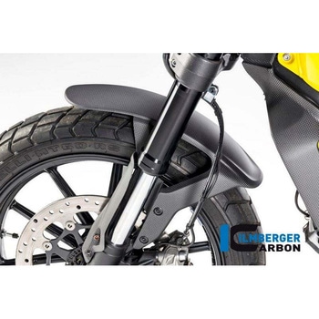 カーボンパーツ フロントマッドガードマット Ducati Scrambler &apos；16 ILMBERGER (イルムバーガーカーボンパーツ)