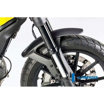 カーボンパーツ フロントマッドガードマット Ducati Scrambler &apos；16 ILMBERGER (イルムバーガーカーボンパーツ)