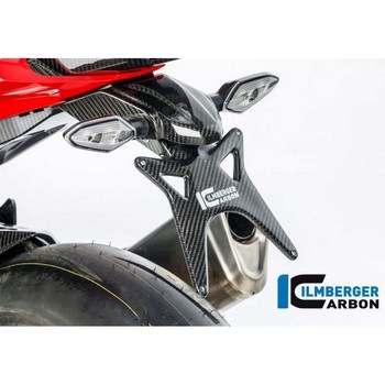 カーボンパーツ ナンバープレートホルダー カーボン - Honda CBR 1000 RR &apos；17 ILMBERGER (イルムバーガーカーボンパーツ)