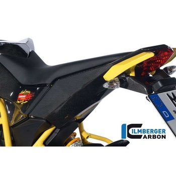 カーボンパーツ フレームカバー (シート下部) - Husqvarna 900 / 900 R ILMBERGER (イルムバーガーカーボンパーツ)