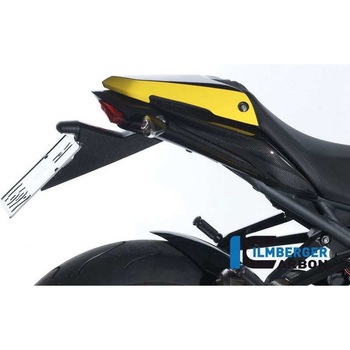 カーボンパーツ アンダーシートサイドパネル (右) カーボン - Triumph Speed Triple (2011-now) ILMBERGER (イルムバーガーカーボンパーツ)