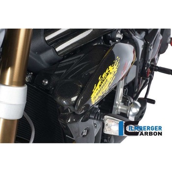 カーボンパーツ サイドパネル (ウォータークーラー上部) (左) カーボン - Triumph Speed Triple (2011-now) ILMBERGER (イルムバーガーカーボンパーツ)
