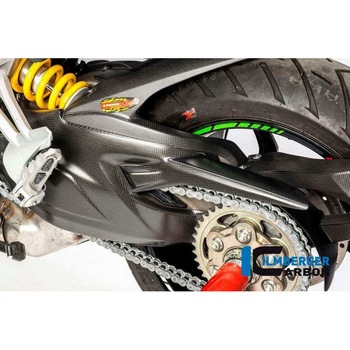 カーボンパーツ スイングアームカバー / アッパーチェーンガード マット Carbon ILMBERGER (イルムバーガーカーボンパーツ)