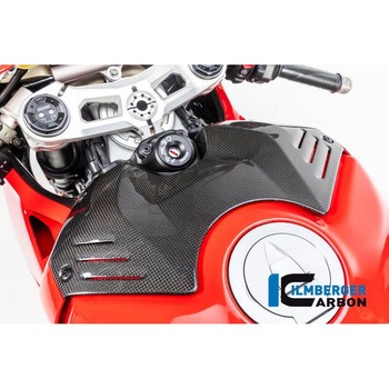 カーボンパーツ アッパータンクカバー グロス Panigale V4 / V4 S ILMBERGER (イルムバーガーカーボンパーツ)
