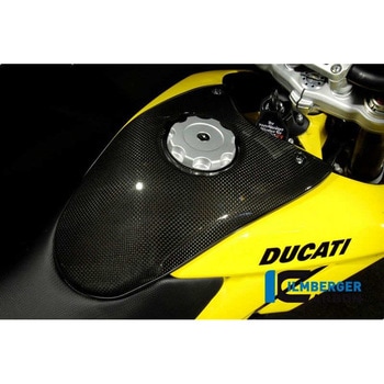 カーボンパーツ タンクセンターパネル カーボン - Ducati Hypermotard ILMBERGER (イルムバーガーカーボンパーツ)