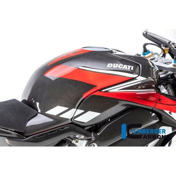 カーボンパーツ タンクフェアリング + クラッシュパッド マット Panigale V4 Racing ILMBERGER (イルムバーガーカーボンパーツ)