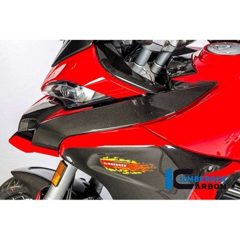 カーボンパーツ タンクカバー 左 / エアーチャンネルカバー 左側 グロス Ducati MTS 1200 &apos；15 | TOL.011.D15 ILMBERGER (イルムバーガーカーボンパーツ)