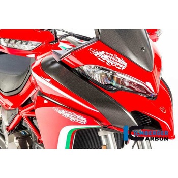 カーボンパーツ タンクカバー 右 / エアーチャンネルカバー 右側 マット Ducati MTS 1200 &apos；15 | TOR.112.D ILMBERGER (イルムバーガーカーボンパーツ)