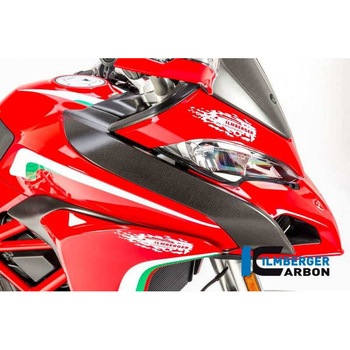 カーボンパーツ タンクカバー 右 / エアーチャンネルカバー 右側 マット Ducati MTS 1200 &apos；15 | TOR.112.D ILMBERGER (イルムバーガーカーボンパーツ)