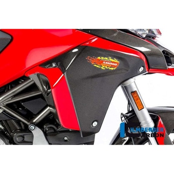 カーボンパーツ サイドフェアリング 右側 グロス Ducati MTS 1200 &apos；16 Enduro - ILMBERGER (イルムバーガーカーボンパーツ)