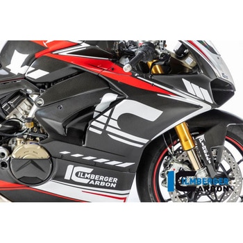 カーボンパーツ フェアリングサイドパネル 右 グロス Panigale V4 Racing ILMBERGER (イルムバーガーカーボンパーツ)