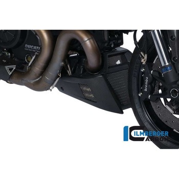 カーボンパーツ ベリーパン (アンダーカウル) 右側 Diavel ILMBERGER (イルムバーガーカーボンパーツ)