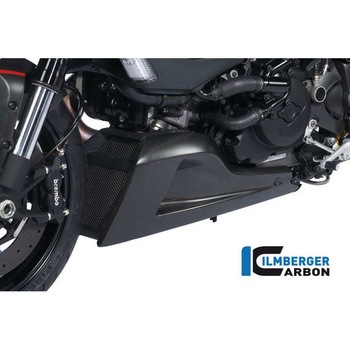 カーボンパーツ ベリーパン (アンダーカウル) 左側 Diavel ILMBERGER (イルムバーガーカーボンパーツ)