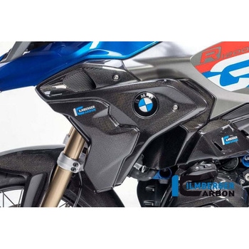カーボンパーツ エアーチューブ 左側 コンプリート フラップ付属 BMW R 1200 GS &apos；17 ILMBERGER (イルムバーガーカーボンパーツ)